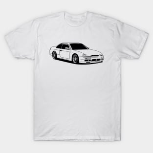 Jdm silvia black print T-Shirt